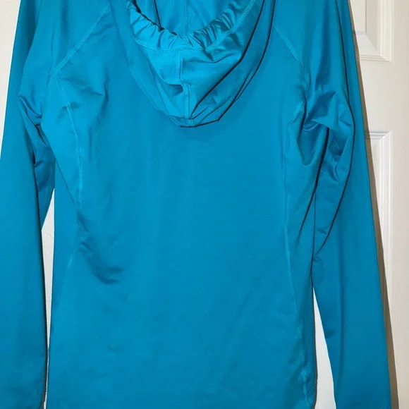 Lucy Active Turquoise Long Sleeve Hoodie - Picture 9 of 9